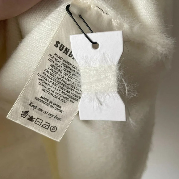 Aritzia Sunday Best Montgomery Dress  NWT White Espace Size XXS - Picture 11 of 12